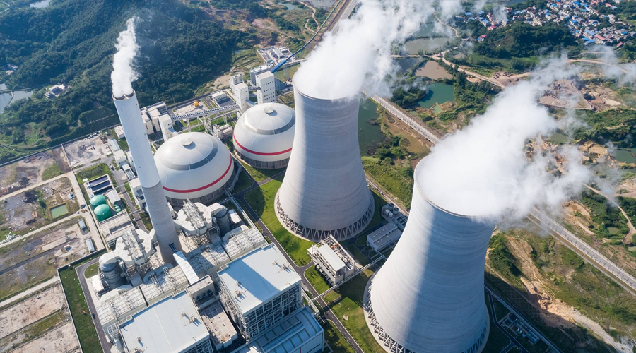 What is the role of centrifugal fans in thermal power plants?